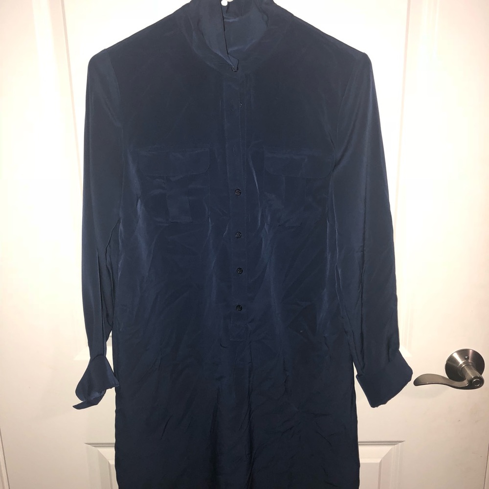 Navy old Navy shirt dress